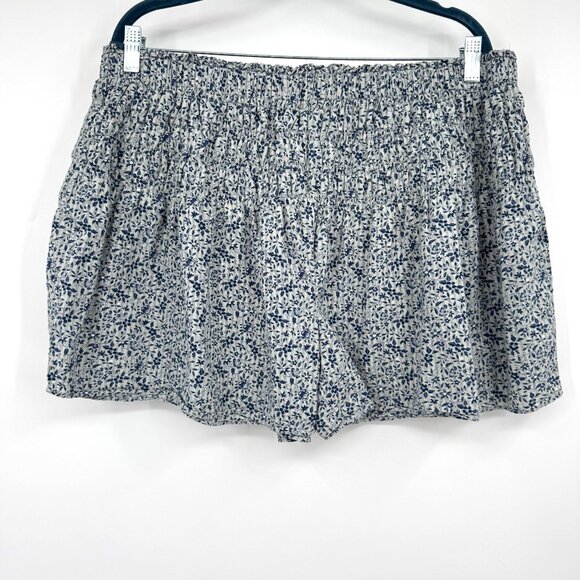 Madewell Madewell Smocked Pull-On Shorts in Florentine Floral woman’s size XXL b - Picture 1 of 12